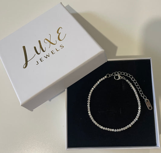 Silver Tennis Bracelet